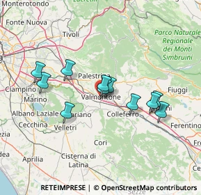 Mappa Via Pozzaga, 00038 Valmontone RM, Italia (12.65091)