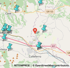 Mappa Contrada Colle Rampo, 00038 Colleferro RM, Italia (6.59462)