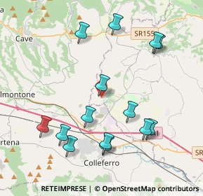 Mappa Contrada Colle Rampo, 00038 Colleferro RM, Italia (4.49071)