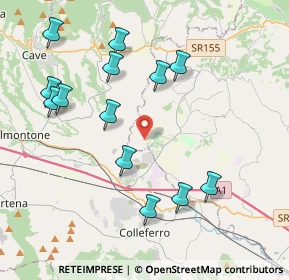 Mappa Contrada Colle Rampo, 00038 Colleferro RM, Italia (4.53231)