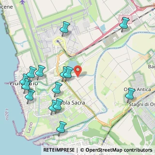 Mappa Via della Basilica di Sant'Ippolito, 00054 Fiumicino RM, Italia (2.65214)