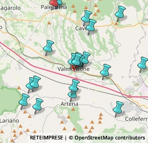 Mappa Via Pizzuti Floravante, 00038 Valmontone RM, Italia (4.2625)