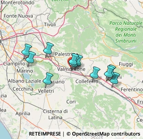 Mappa Via Pizzuti Floravante, 00038 Valmontone RM, Italia (12.64636)