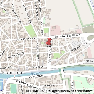 Mappa Via del Porto di Claudio, 8, 00054 Fiumicino, Roma (Lazio)