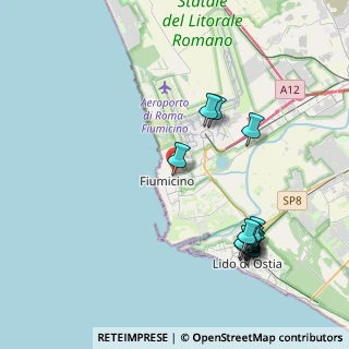 Mappa Via delle Ombrine, 00054 Fiumicino RM, Italia (4.81286)