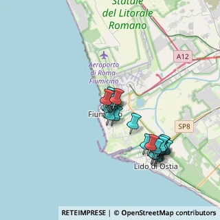 Mappa Via delle Ombrine, 00054 Fiumicino RM, Italia (3.4465)