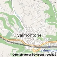 Kaart Valmontone