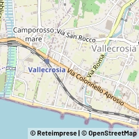 Mapa Vallecrosia