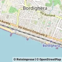 Kaart Bordighera