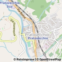 नक्शा Pratovecchio Stia