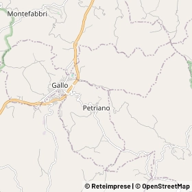 Mappa Petriano