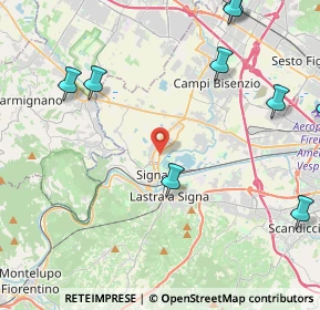 Mappa 50058 Signa FI, Italia (6.46273)