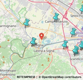 Mappa 50058 Signa FI, Italia (6.87889)