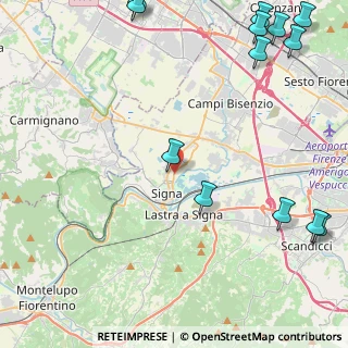 Mappa 50058 Signa FI, Italia (6.84462)