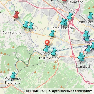 Mappa 50058 Signa FI, Italia (6.3905)