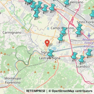 Mappa 50058 Signa FI, Italia (6.6485)
