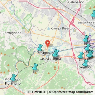 Mappa 50058 Signa FI, Italia (6.47286)