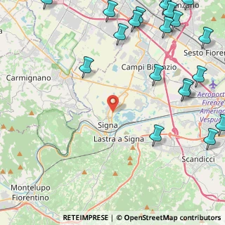 Mappa 50058 Signa FI, Italia (6.9745)