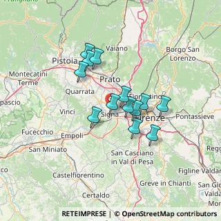 Mappa 50058 Signa FI, Italia (10.72615)