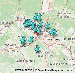 Mappa 50058 Signa FI, Italia (10.5335)