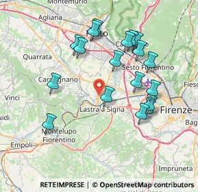 Mappa 50058 Signa FI, Italia (7.62778)