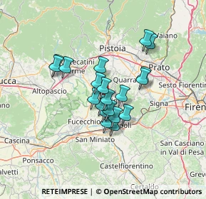 Mappa Via dell'Apparita, 51035 Lamporecchio PT, Italia (9.8305)