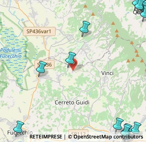 Mappa Via dell'Apparita, 51035 Lamporecchio PT, Italia (8.473)