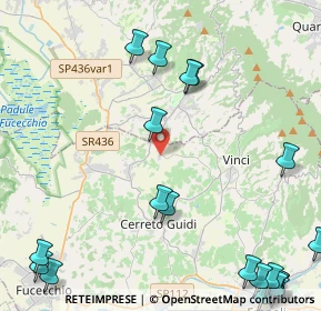 Mappa Via dell'Apparita, 51035 Lamporecchio PT, Italia (6.8065)