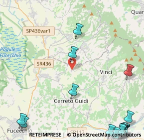 Mappa Via dell'Apparita, 51035 Lamporecchio PT, Italia (8.05)