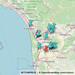 Mappa Via della Bozza, 56019 Vecchiano PI, Italia (12.01)