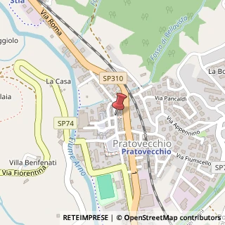 Mappa Via Garibaldi, 31, 52015 Pratovecchio Stia, Arezzo (Toscana)