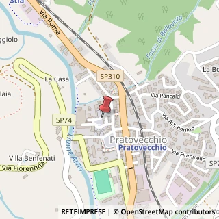 Mappa Via Guido Brocchi, 7, 52015 Pratovecchio Stia, Arezzo (Toscana)