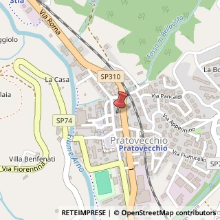 Mappa Via Garibaldi, 37, 52015 Pratovecchio Stia, Arezzo (Toscana)