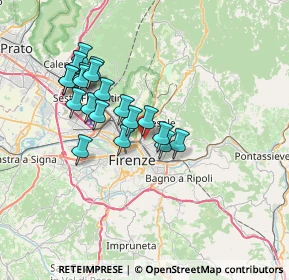 Mappa 50133 Firenze FI, Italia (6.4155)