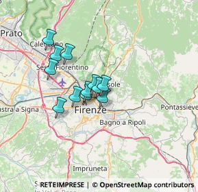Mappa 50133 Firenze FI, Italia (4.90667)