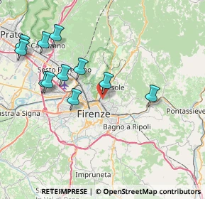 Mappa 50133 Firenze FI, Italia (8.69091)