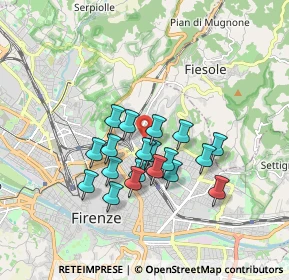 Mappa 50133 Firenze FI, Italia (1.43895)