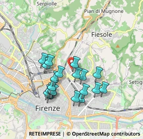 Mappa 50133 Firenze FI, Italia (1.663)