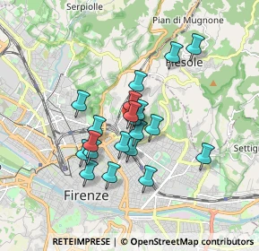 Mappa 50133 Firenze FI, Italia (1.3905)