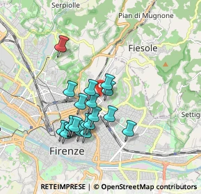 Mappa 50133 Firenze FI, Italia (1.575)