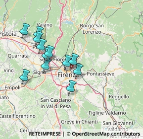 Mappa 50133 Firenze FI, Italia (13.39667)