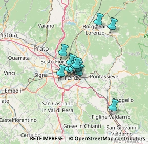 Mappa 50133 Firenze FI, Italia (8.20833)