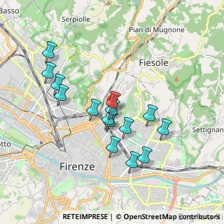 Mappa Via Maffei, 50133 Firenze FI, Italia (1.69333)
