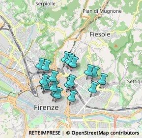 Mappa Via Maffei, 50133 Firenze FI, Italia (1.4495)