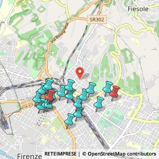 Mappa Via Maffei, 50133 Firenze FI, Italia (1.0475)