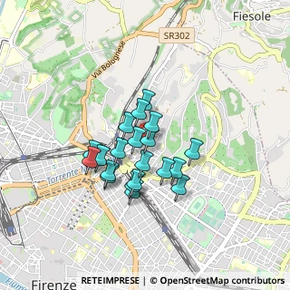 Mappa Via Maffei, 50133 Firenze FI, Italia (0.6565)