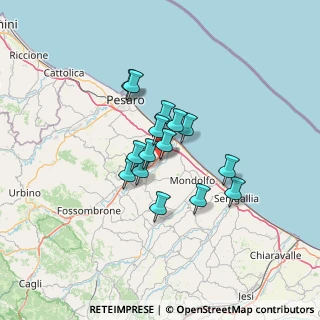 Mappa Via D. Albertario, 61032 Barbara , Italia (9.47333)