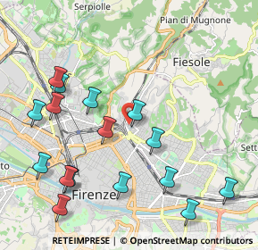 Mappa Via Mario Pagano, 50133 Firenze FI, Italia (2.44625)