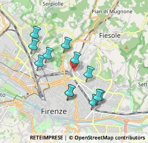 Mappa Via Domenico Cirillo, 50133 Firenze FI, Italia (1.7425)
