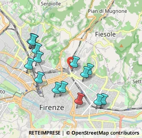 Mappa Via Mario Pagano, 50133 Firenze FI, Italia (1.99067)